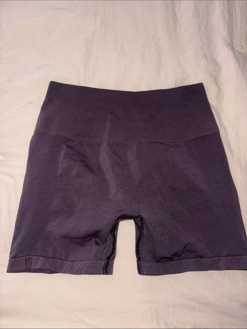 Alphalete Dark Purple High-Rise Bike Shorts